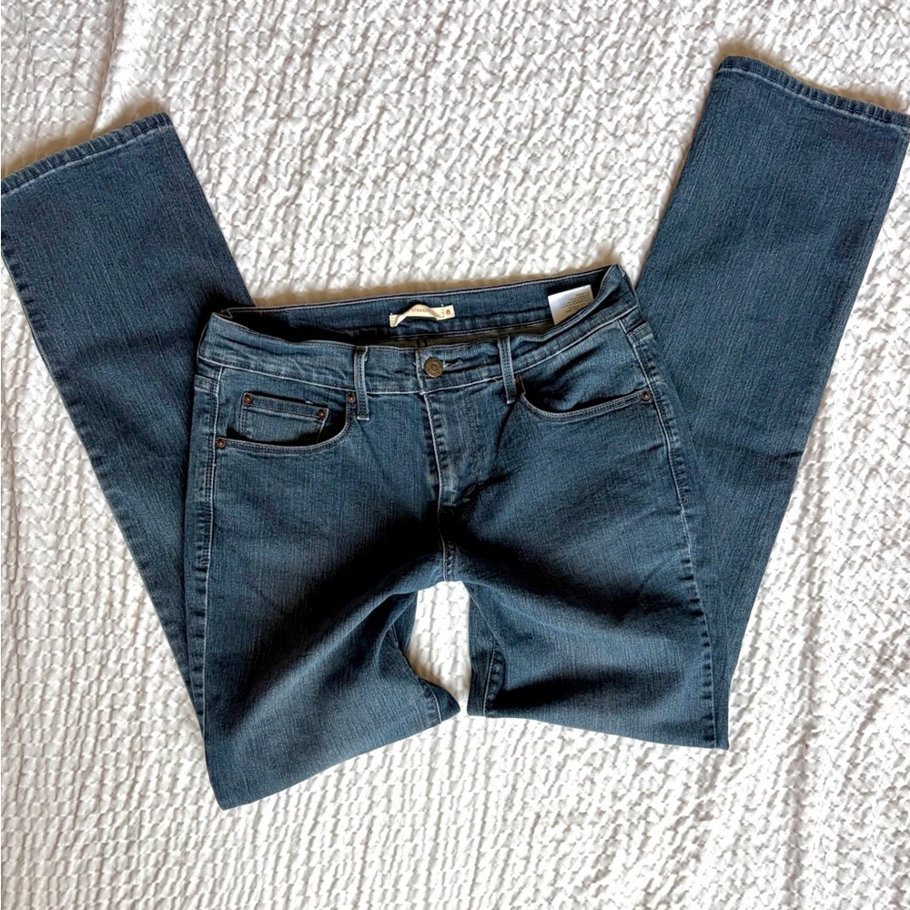 Levi’s 505 Y2K Low Rise Straight Leg Medium Wash Jeans